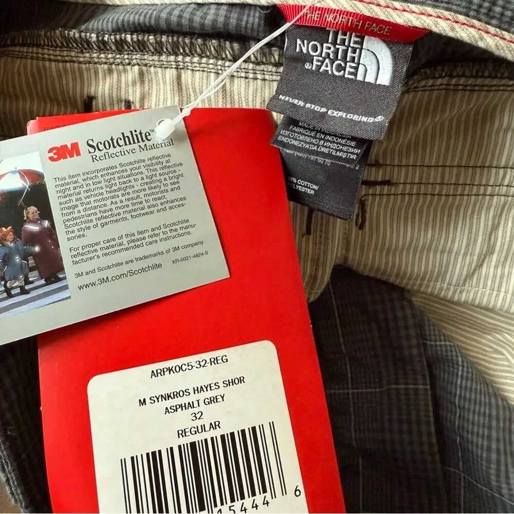 The North Face Plaid Men’s Shorts 32 NEW